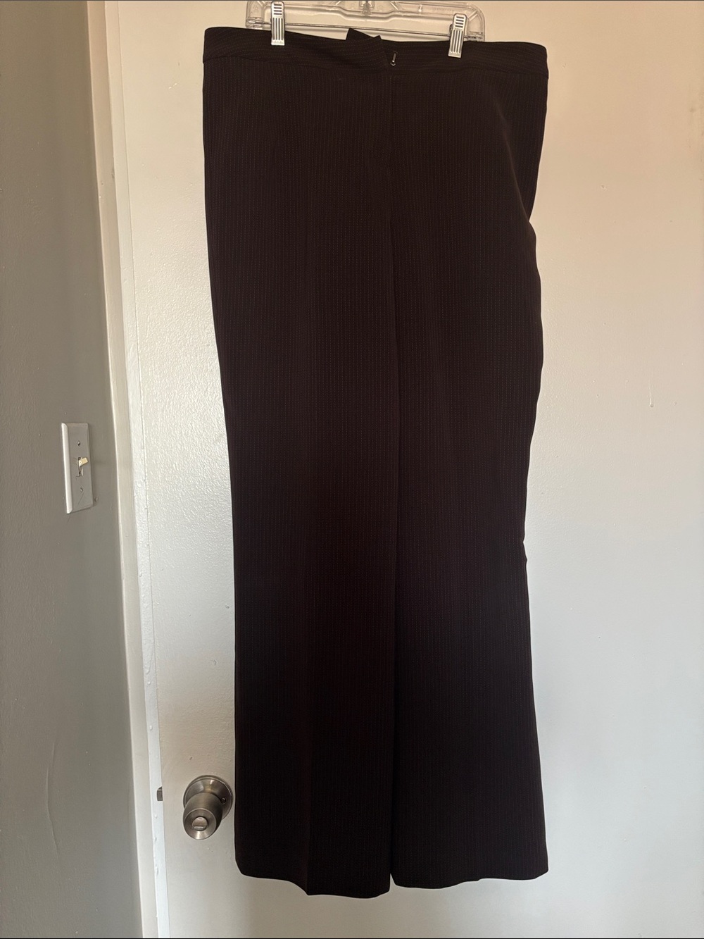 Larry Levine Dark Brown Men's Dress Pants